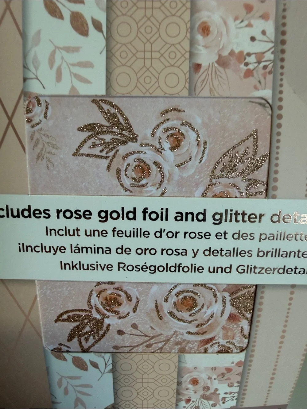 Crafters Companion Rose Gold Paper Pad and Luxury Mixed Cardstock